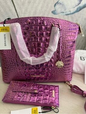 NWT BRAHMIN DUXBURY MELBOURNE OPERA WITH WALLET